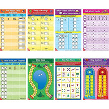 Load image into Gallery viewer, Really Good Stuff 163233 Math Mats Dice Games  Turn Math Practice Into a Game with These Engaging Mats  24 Double-Sided Mats Kindergarten, First Grade, Second Grade
