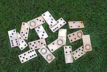 Load image into Gallery viewer, Snake Eyes Yard Dominoes - Made in USA - The Original Yard Dominoes - Free Priority Shipping
