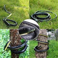 Load image into Gallery viewer, Naroote Summer Enjoyment Meiyya Realistic Rubber Snake Toy, 1Pc 130cm Long Realistic Soft Rubber Snake Garden Props Funny Joke Prank Toy Gift Hot Girls Boys Gifts
