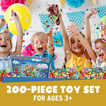 Load image into Gallery viewer, Party Faves 200PC Party Favors for Kids Goodie Bags Birthday Carnival Prizes Classroom Pinata Stuffers Goodie Bag Fillers Treasure Box Toys
