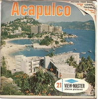 1960's Acapulco Mexico 3d View-Master 3 Reel Packet
