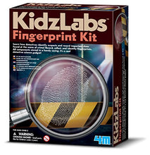 Load image into Gallery viewer, 4M KidzLabs Fingerprint Kit - Spy Forensic Science Lab - Educational STEM Toys Gift for Kids &amp; Teens, Boys &amp; Girls

