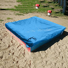 Load image into Gallery viewer, Sandpit Cover Waterproof Anti UV Sandbox Cover with Drawstring,Square Dustproof Protection Beach Sandbox Canopy for Sandpit Toys Swimming Pool and Furniture Square Pool Cover
