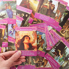 Load image into Gallery viewer, The Romance Angels Tarot Oracle Cards Deck|The 44 Romance Angel Oracle Cards by Doreen Virtue Rare Out of Print, New Gold-Plated Series, Clarity About Soul-Mate Relationships, Healing from The Past
