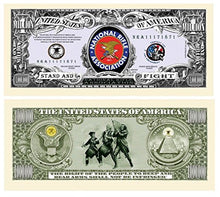Load image into Gallery viewer, 100 NRA National Rifle Assoc Million Dollar Bills with Bonus Thanks a Million Gift Card Set
