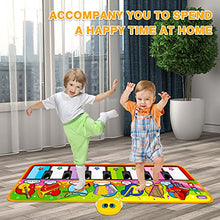 Load image into Gallery viewer, Kids Musical Mats, Musical Toys Child Floor Piano Keyboard Mat-Baby Music Blanket Touch Playmat,Early Learning Education Toys Gifts for 1 2 3 4 Year Old Toddler Girls Boys
