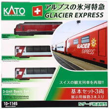 Load image into Gallery viewer, Kato Alps Glacier Express (Basic 3-Car Set) (Model Train)

