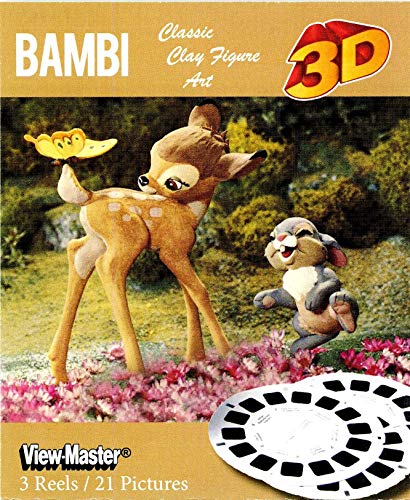 Bambie - Clay Figurine - ViewMaster - 3 Reels 21 3D Images