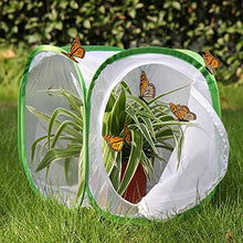 Load image into Gallery viewer, RESTCLOUD Insect and Butterfly Habitat Cage Terrarium Pop-up 12 X 12 X 12 Inches, Polyester Bottom for Easier Clean
