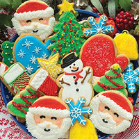 Springbok Puzzles - Cookies & Christmas - 500 Piece Jigsaw Puzzle - Large 20 Inches by 20 Inches Puzzle - Made in USA - Unique Cut Interlocking Pieces