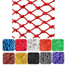 Load image into Gallery viewer, Pet Climbing Rope Net Fence Crafts Plant Red, Hanging Bridge Restaurant Playground Clothing Store Wall Ceiling Red , Park Square Tent Isolation Area Protective , Grid 8mm 5cm (Size: 2 2m) Playgrou
