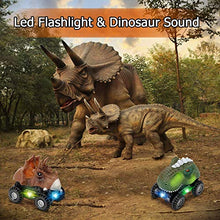 Load image into Gallery viewer, Dinosaur Toys for 2 3 4 Year Olds Boys,Niskite Dinosaur Car for Kids Toddler,Gifts for 5-8 Year Old Boy,Most Popular Birthday Presents for Girl Age 6 7 (2 Pack)
