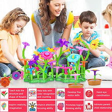Load image into Gallery viewer, Flower Garden Building Toys, 171 Pcs Build A Garden Toy Set with Storage Box for Girls Kids Age 3 4 5 6 7 Year Old Toddlers Boys, Educational Stem Toy Pretend Gardening Gifts for Birthday Christmas
