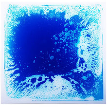 Load image into Gallery viewer, Art3d 1-Pack Fancy Floor Tile for Kids Room Liquid Encased Floor Tile, 12&quot; X 12&quot; Blue
