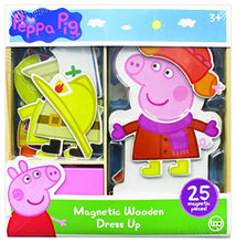 Load image into Gallery viewer, Peppa Pig Magnetic Wood Dress Up Puzzle (25 Piece)
