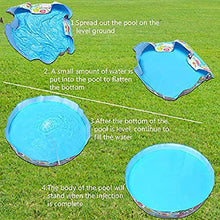 Load image into Gallery viewer, TPCXCY Children&#39;s Pool, pet Bath, Fish Pond, Easily Set in Swimming Pool, Family Backyard Outdoor Folding Children&#39;s Pool
