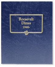 Load image into Gallery viewer, Whitman US Roosevelt Dime Coin Album 1946 - Date #3394

