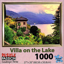 Load image into Gallery viewer, Puzzle Passion - Villa On the Lake - 1000 Piece Jigsaw Puzzle
