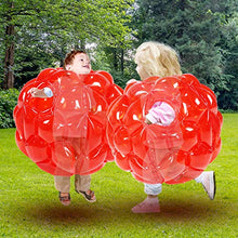 Load image into Gallery viewer, SUNSHINEMALL 2 PC Bumper Balls, Inflatable Body Bubble Ball Sumo Bumper Bopper Toys, Heavy Duty Durable PVC Vinyl Kids Adults Physical Outdoor Active Play
