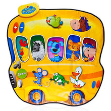 Load image into Gallery viewer, Double Value Touch Sensitive Music Mat, Animal Bus &amp; Full Orchestra with 20 Instrument &amp; Animal Sounds Along with 6 Demo Songs &amp; Volume Control, Great Toy for Kids &amp; Toddlers by Dimple
