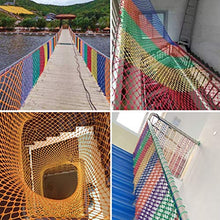 Load image into Gallery viewer, WANIAN Outdoor Mesh Rope Climbing Netting Heavy Duty Decorative Children - Indoor Fall Protection Balcony Stairway Rail Play Garden Collision, Fixed Cargo Truck Safety Net for Kids (Size : 33M)
