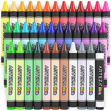 Load image into Gallery viewer, Arteza Kids Jumbo Crayons, Set of 36 Colors, Vivid Toddler Crayons from Wax, Art Supplies for Kids Craft and Drawing Activities
