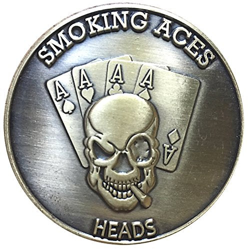Thompson Emporium Gamblers Creed Lucky Mojo Heads Tails Challenge Coin