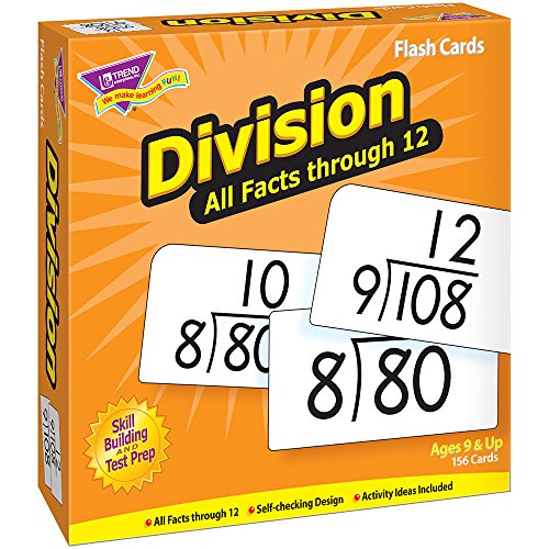 Trend Enterprises Division 0-12 All Facts Skill Drill Flash Cards