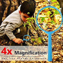 Load image into Gallery viewer, Outdoor Exploration Kit, Children&#39;s Toy Binoculars Flashlight Magnifying Glass Compass Whistle Backpack, Perfect for 3-12 Year Old Boys Girls,Yellow
