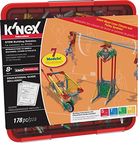 K'NEX Education - Intro to Simple Machines: Levers and Pulleys Set - 178 Pieces - For Grades 3-5 - Construction Education Toy
