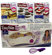 Load image into Gallery viewer, Easy Bake Oven Easy Bake Ultimate Oven Baking Bundle Baking Star Edition + Larger Size 13.8 Oz. Easy Bake 3-Pack Refill Mixes (Pizza, Whoopie Pies and Red Velvet &amp; Strawberry Cakes) + Mini Whisk
