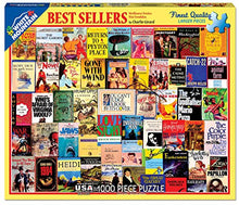 Load image into Gallery viewer, White Mountain Puzzles &quot;Best Sellers&quot;, Vintage Book Covers Collage, 1000 Piece Jigsaw Puzzle
