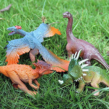 Load image into Gallery viewer, Pack of 16 Realistic Looking 3.5&quot; - 4.9 Dinosaur Toys, Plastic Assorted Large Dinosaur Figures, STEM Learning Resources Party Favors Dinosaur Figurines for Kids Age 3+
