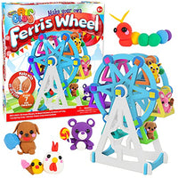 Creative Kids Air Dry Clay Ferris Wheel Kit - Easy Modeling 7+ Clay Characters- Includes 8 Clay Colors, Art Supplies and Sculpting Tool- Arts & Crafts Birthday Gift for Boys and Girls 6+ Years Old