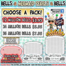 Load image into Gallery viewer, ACNH: Bells - Mermaid Pearls (Basic Pack - 12 Million Bells)
