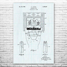Load image into Gallery viewer, Finger Puppet Theater Poster Print, Toy Collector Gift, Puppet Wall Art, Daycare Decor, Theater Art, Marionette Gifts Graph Paper (12 inch x 18 inch)
