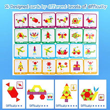 Load image into Gallery viewer, Alphabet and Number Flash Cards with Wooden ABC &amp; Wooden Pattern Blocks Set for Classroom
