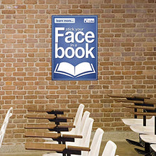Load image into Gallery viewer, Eureka &#39;&#39;Put Your Face In a Book&#39;&#39; School Poster Classroom Decoration, 13&#39;&#39; x 19&#39;&#39;
