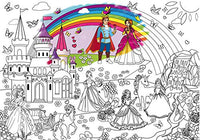 ALEX Art, Giant Coloring Poster - Princess Huge Posters to Color - Large Coloring Poster for Wall - Coloring Posters for Kids - Giant Coloring Pages - Jumbo Coloring Poster, Big 38.5