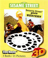Sesame Goes Western - Classic ViewMaster 3 Reel Set - Big Bird, Ernie, Bert