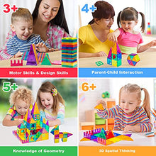 Load image into Gallery viewer, Magnets for Kids Learning Toys Magnetic Building Blocks Educational Toddler Toys Magnetic Tiles STEM Toys Gift for 3 4 5 Year Olds Boys and Girls
